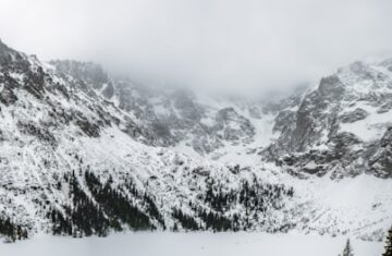 Photo winter morskie oko