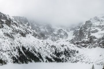 Photo winter morskie oko