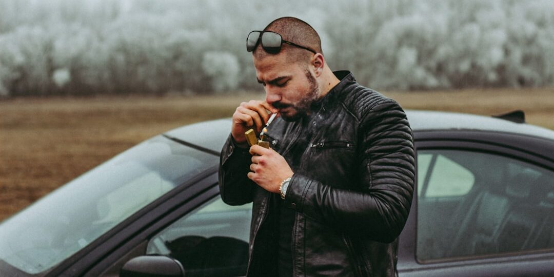 Photo biker jacket