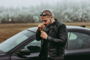 Photo biker jacket