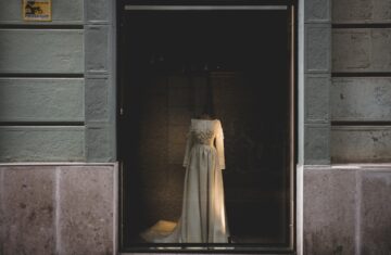 Photo denim dress