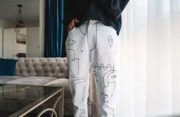 Photo bootcut pants