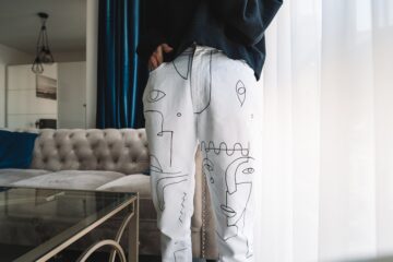 Photo bootcut pants