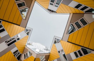 Photo cube house